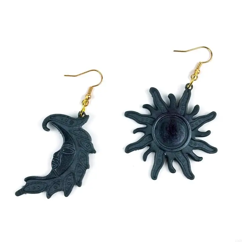 400d DIY assimétrico para brincos lua