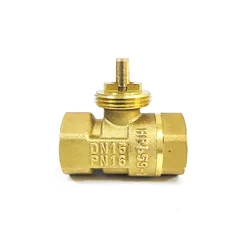 2way DN15 DN20 DN25 Electric Motorized Thread Brass Ball Valve Body