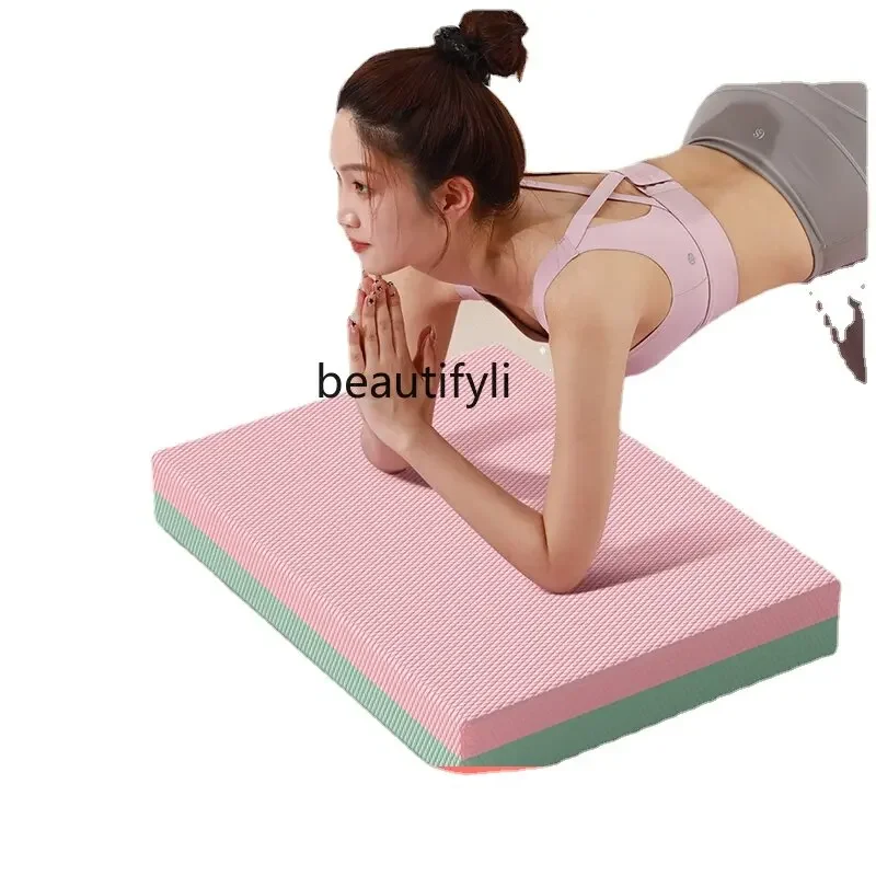 

zq Balance Pad Soft Stepping Fitness Core Training Hassock Yoga Tablet Support Abdominal Wheel