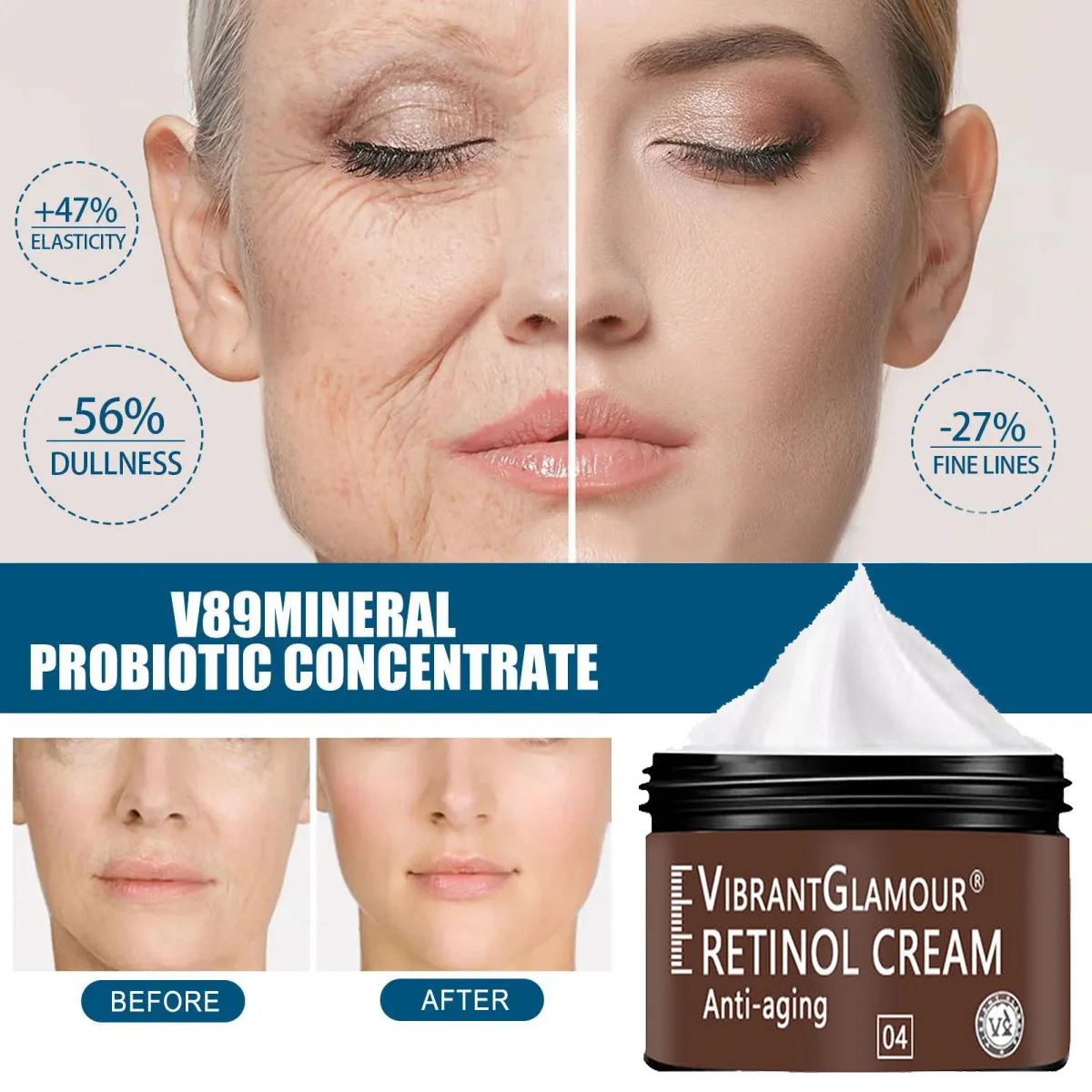 

Retinol Anti-aging Cream Wrinkle Removal Firming skin whitening cream collagen facial cream beauty whitening cream