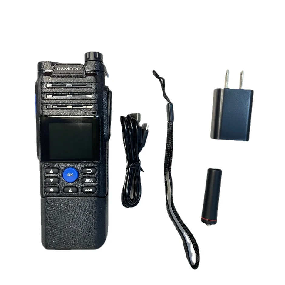 9600mAH Größere Batterie Zello PTT Bluetooth 4G POC Radio Amateurfunk Woki Toki Gsm Sim Karte Ham Radio Netzwerk walkie Talkie 50km