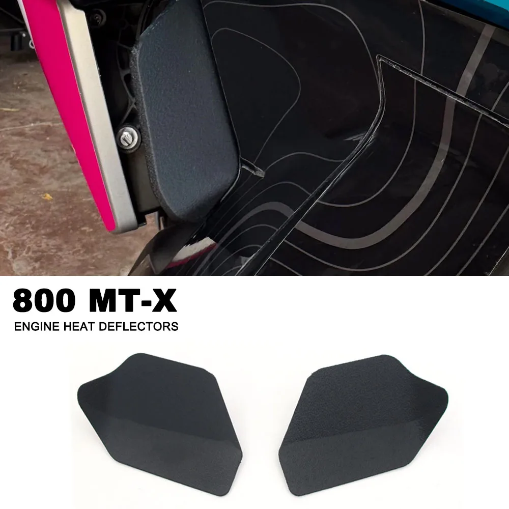 For CF-MOTO 800MT-X 800MTX Motorcycle Hot Air Deflector Exhaust System Middle Heat Shield Cover Guard Pair of Wind Deflectors