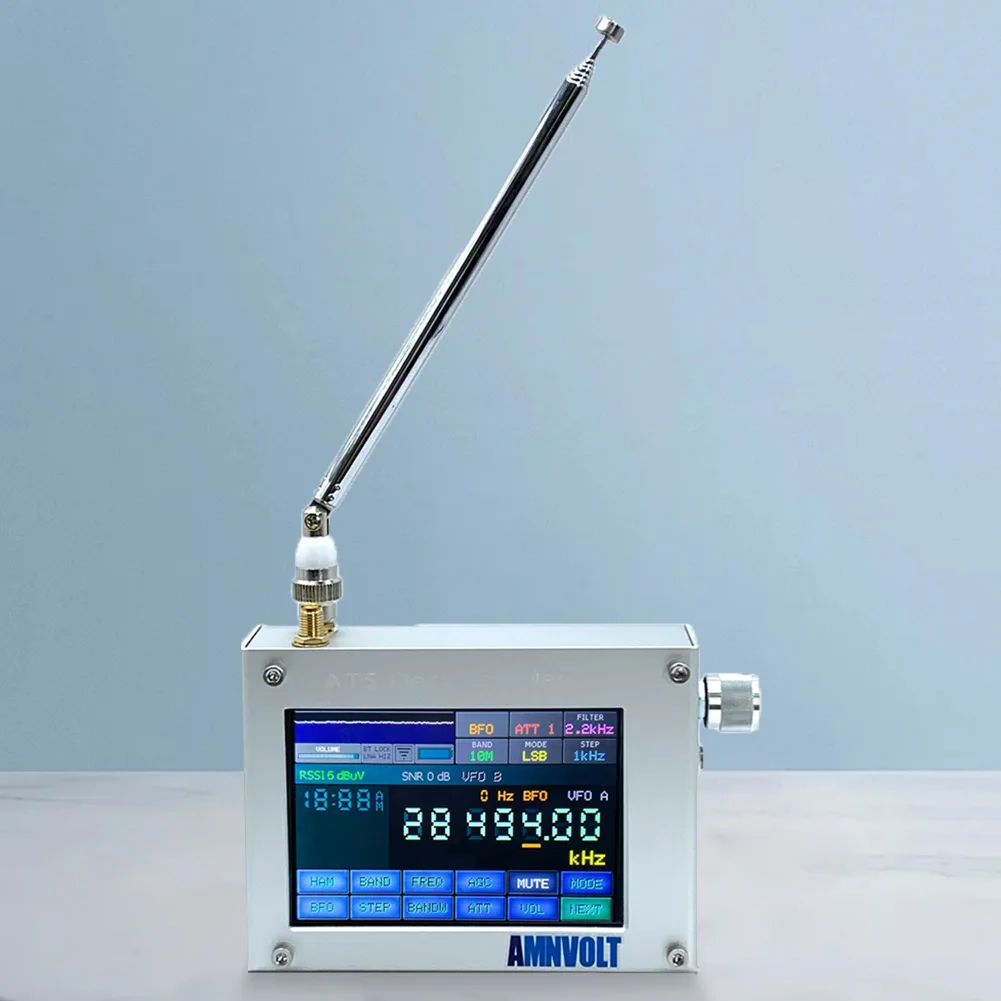 ATS-Decoder Dekoder Digital FM RDS AM LW MW SW SSB DSP Si4732 Baterai 4000MAh untuk Insinyur Uji Pengembang Radio Profesional