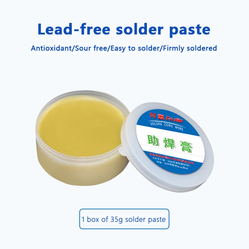 Solder Paste Flux Low Temperature Rosin Welding No-clean Lead-free High Purity Electric Soldering Iron Maintenance Soldering Oil