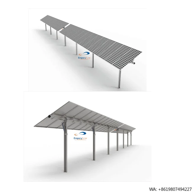 Solar Panels Installed Ground Mounted Tracking System
