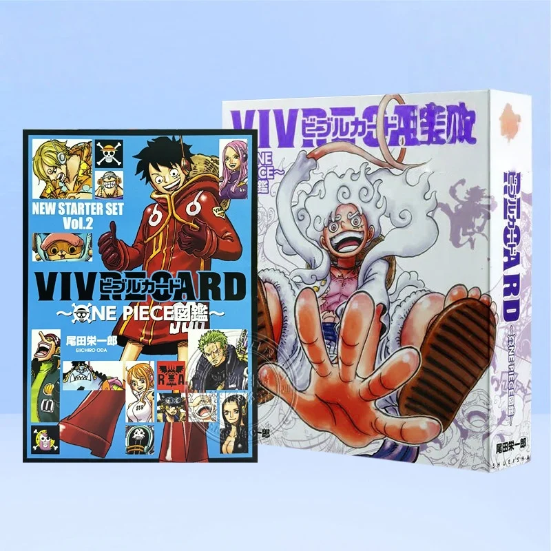 

Японская оригинальная энциклопедия One Piece Vivre Card: Новый стартовый набор, том 2, импорт от Эйичиро Оды, 16 карточек персонажей, манга-книга