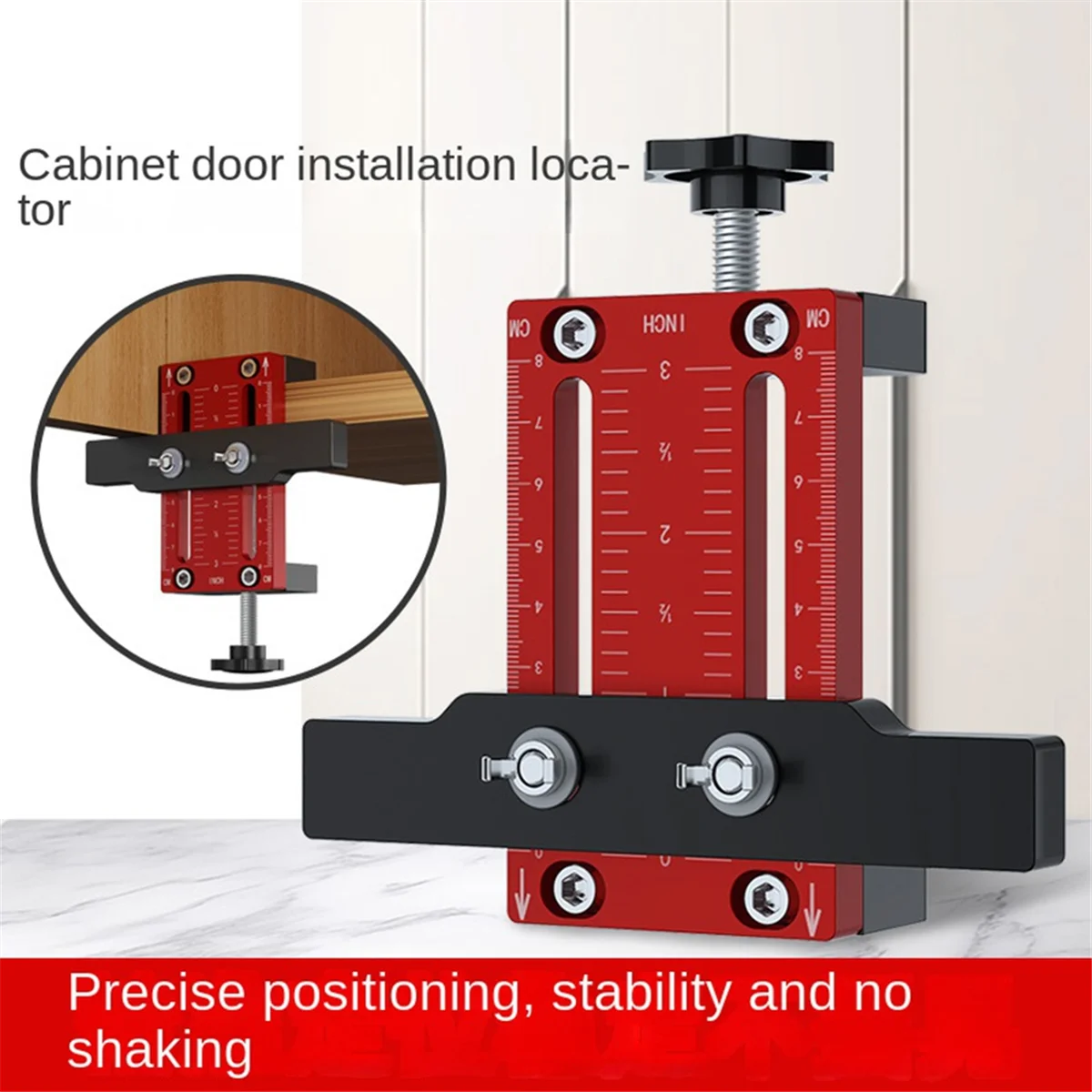 Cabinet Door Installation Locator Cabinet Door Positioning Handle Install Aluminium Alloy Adjustable Hinge Fixing Punch