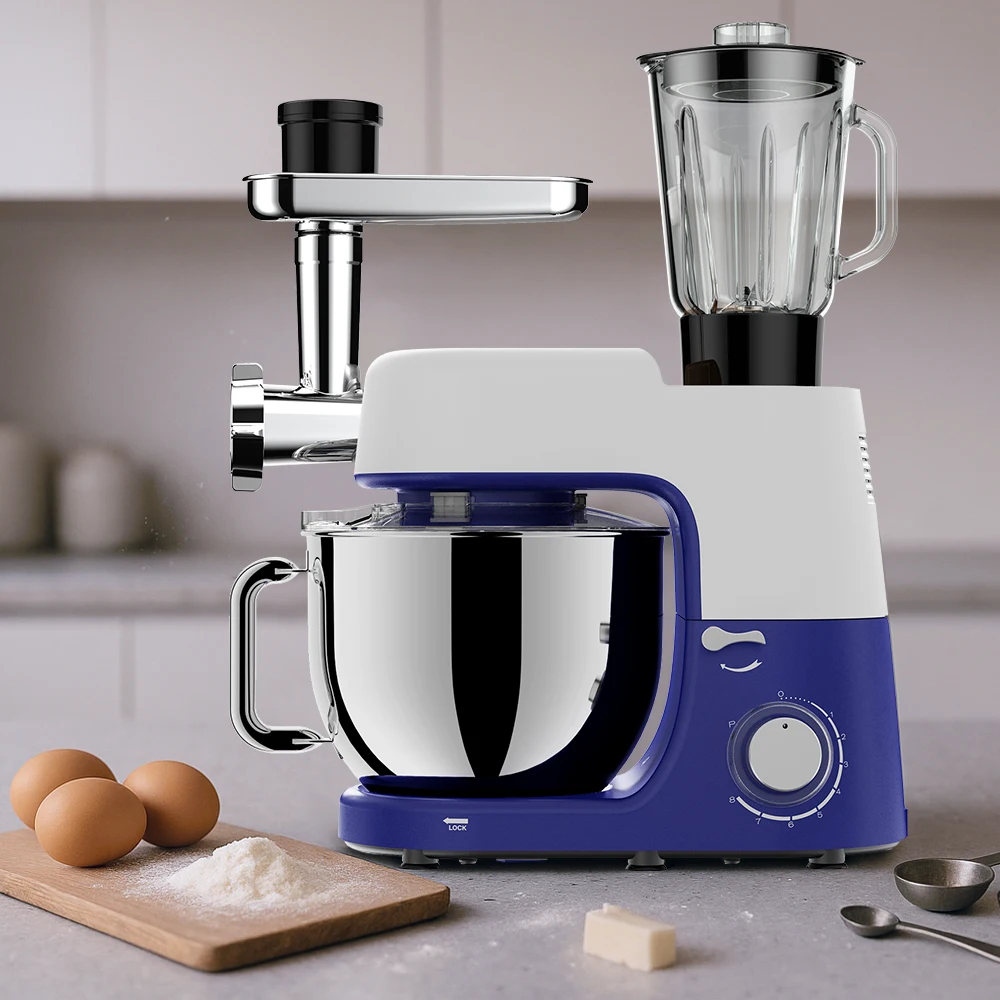 Food Dough Mixer Cake Meat Mincer Food Grinder Pasta Maker Juice Blender Multifunctional Stand Mixers
