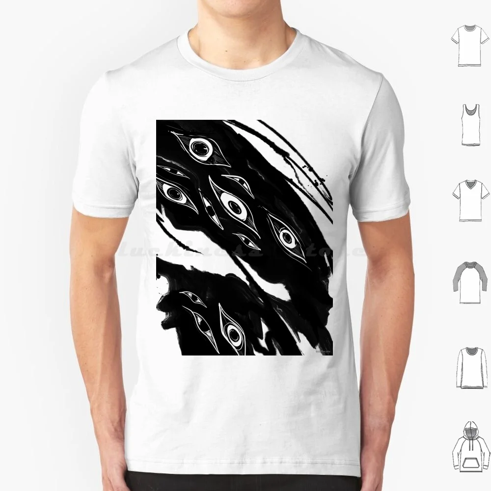 Always Watching T Shirt Men Women Kids 6xl Eyes Hellsing Alucard Halloween Horror Anime Manga Marble Splatter Demon Ink Dark