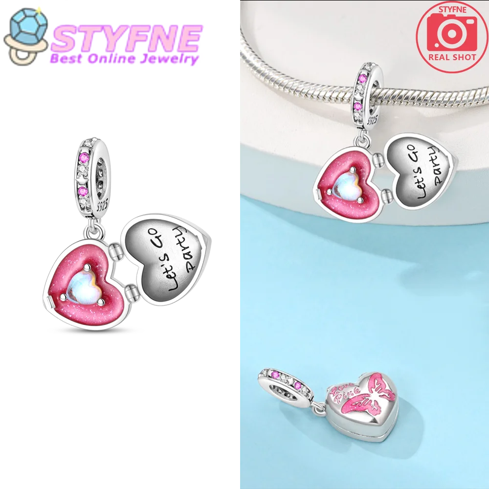 romantic-925-sterling-silver-pink-openable-love-box-charm-fit-diy-bracelet-necklace-for-women's-proposal-jewelry-exquisite-gift