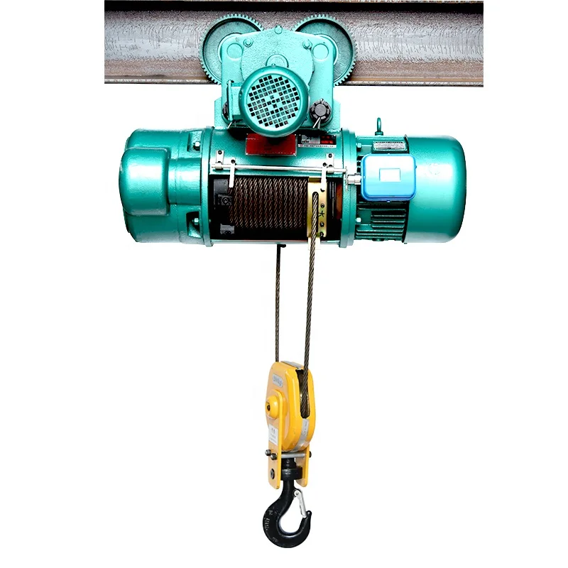 Building Concrete Battery Powered 3 Ton 5 Ton Pulling Electric Motor Hoist Wire Rope Electric Hoist