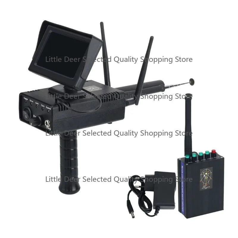 Long-Range Automatic Underground Gold Detector Large Screen Metal Finder Remote Operation with Plastic Material