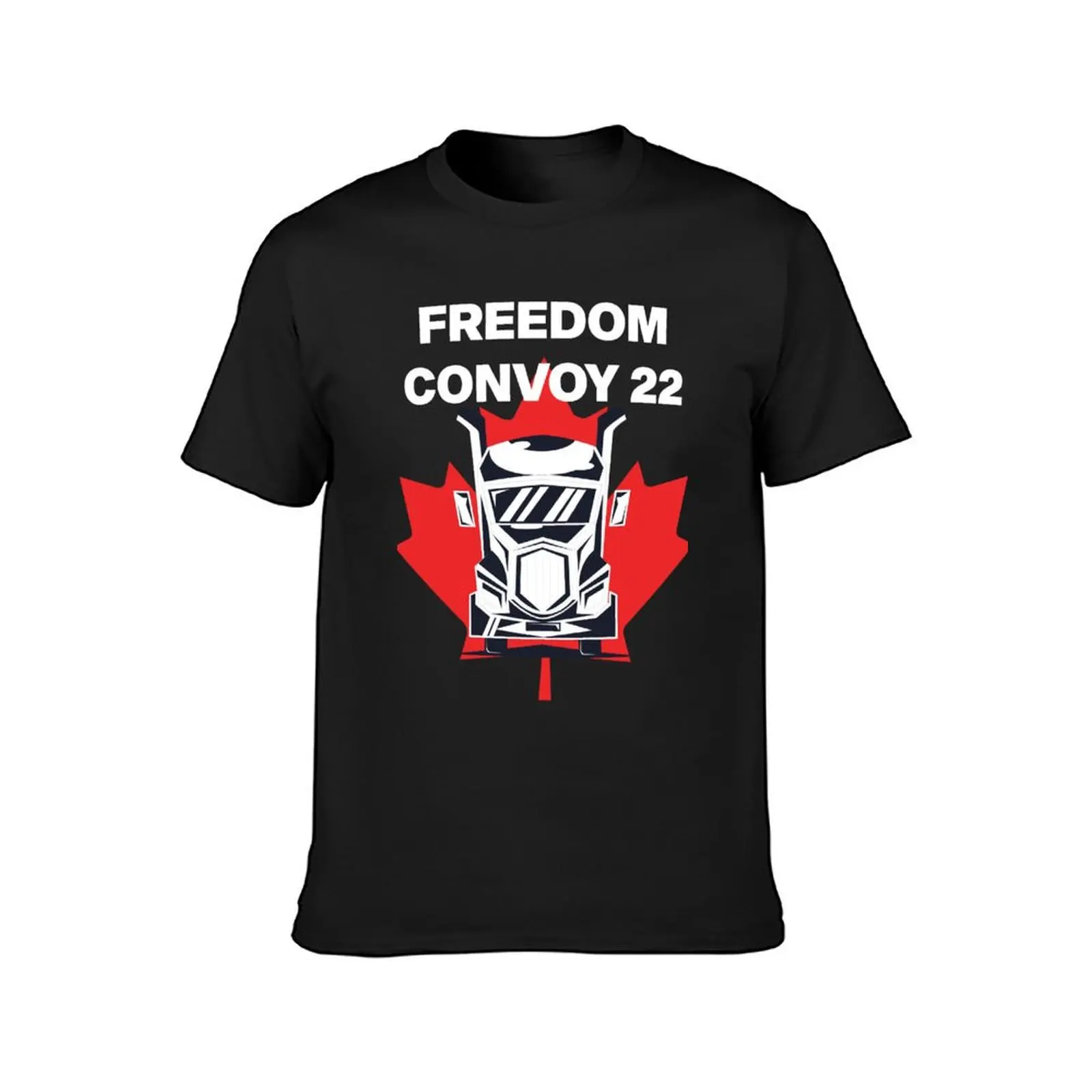 Canada Freedom Convoy 2022 Canadian Truckers T-Shirt animal prinfor boys summer top for a boy plain black t shirts men