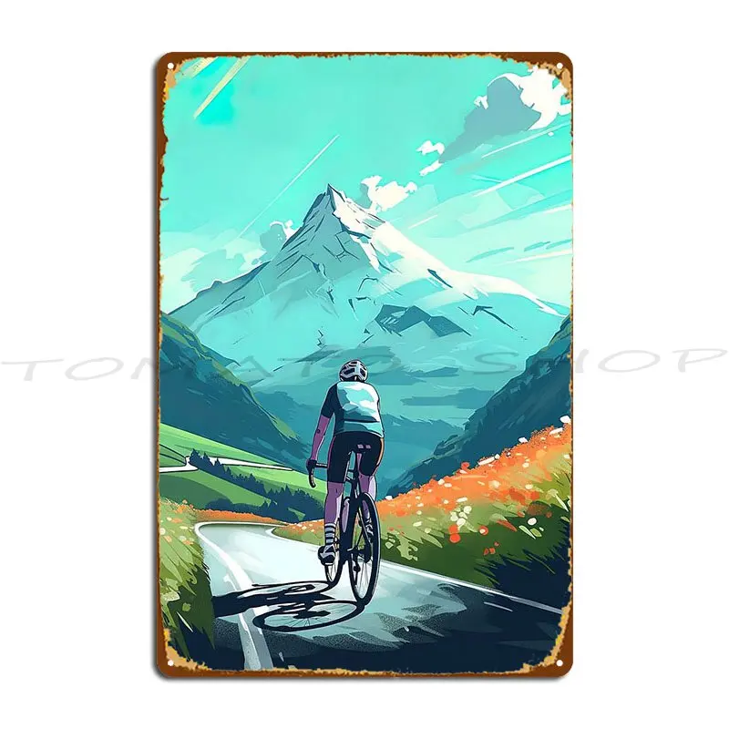 Bike Riding Metal Sign Plaques Wall Cave Pub Party Designer Tin Sign Poster