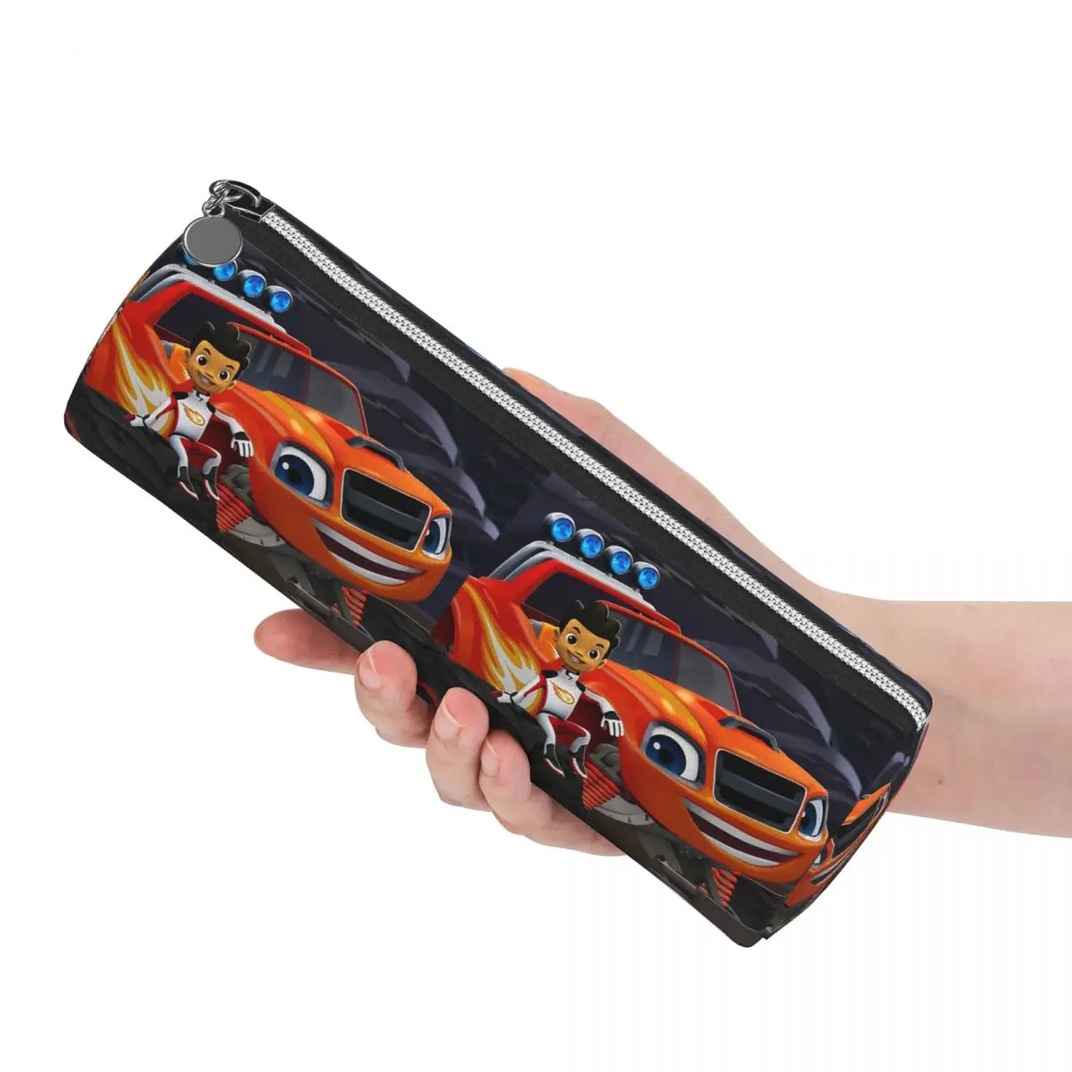 Blaze And The Monster Machines Pencil Case Pencil Pouch Cylinder Pen Box Pencil Bag for Boy Girl School