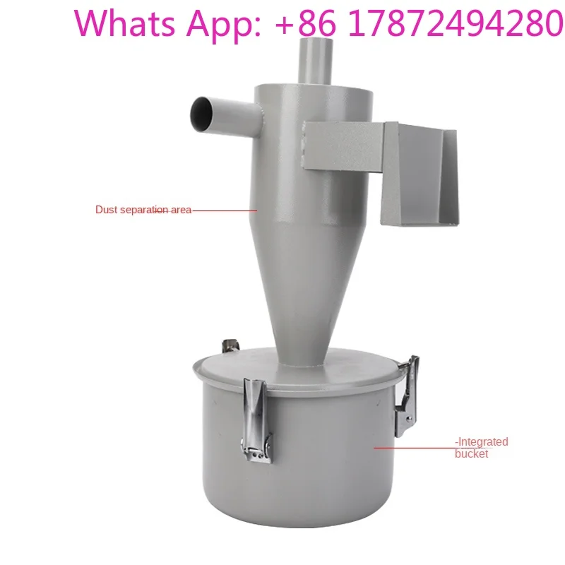 cyclone dust collector vacuum feeder recycler stainless steel air dust exhaust air inlet filter
