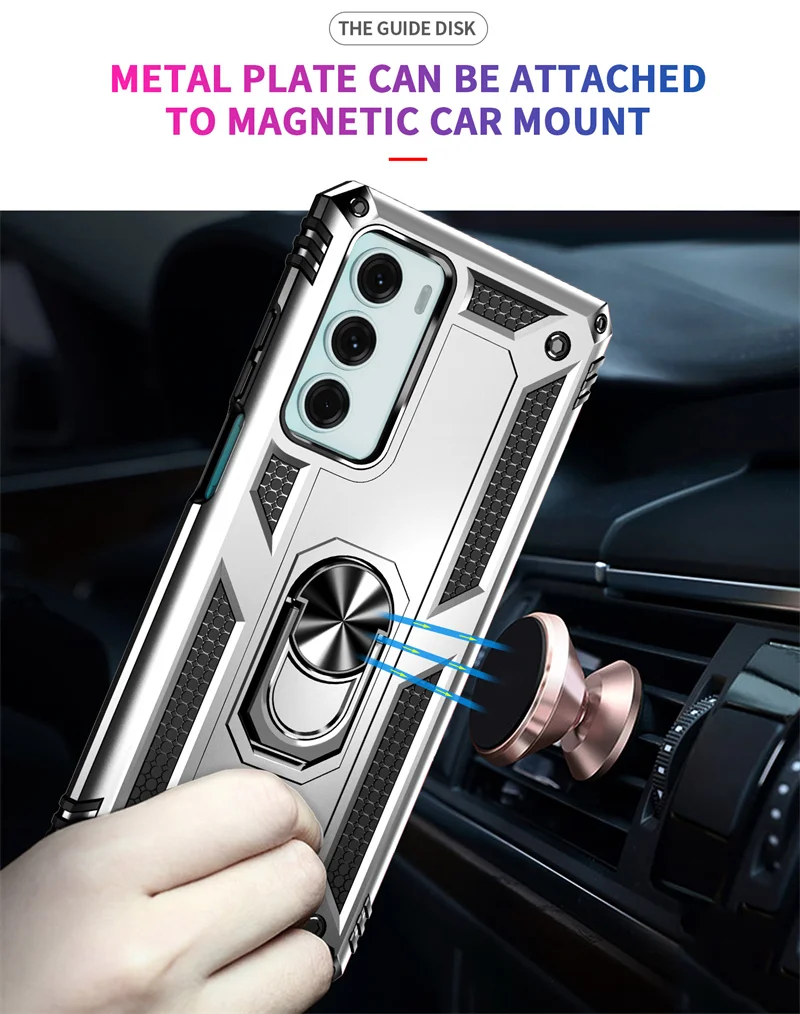 For Motorola Moto G200 5G Case Car Magnetic Ring Holder Phone Cases For Moto G200 MotoG200 G 200 5G Shockproof Amror Back Cover