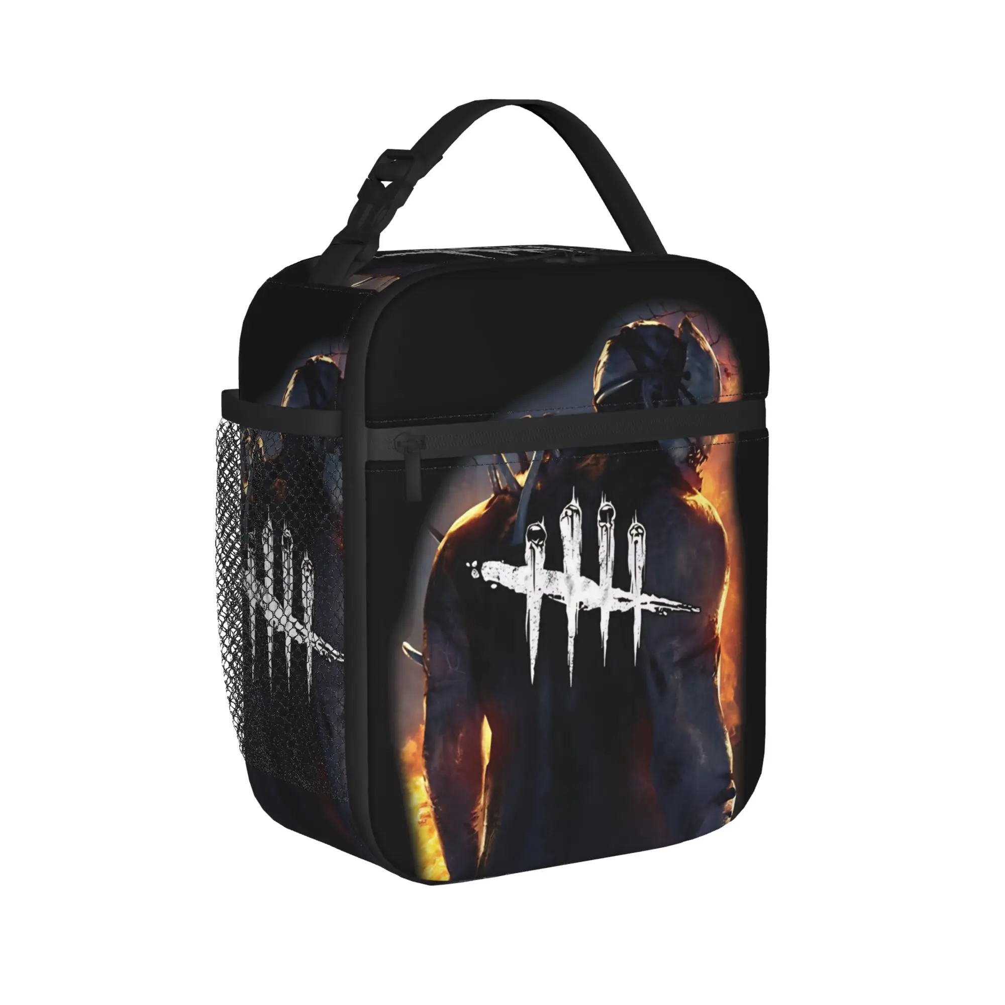 Deads by Daylights Mark Logo Horror Killer   Insulated Lunch Bag Leakproof  Reusable Cooler Bag Tote Lunch Box School  Picnic