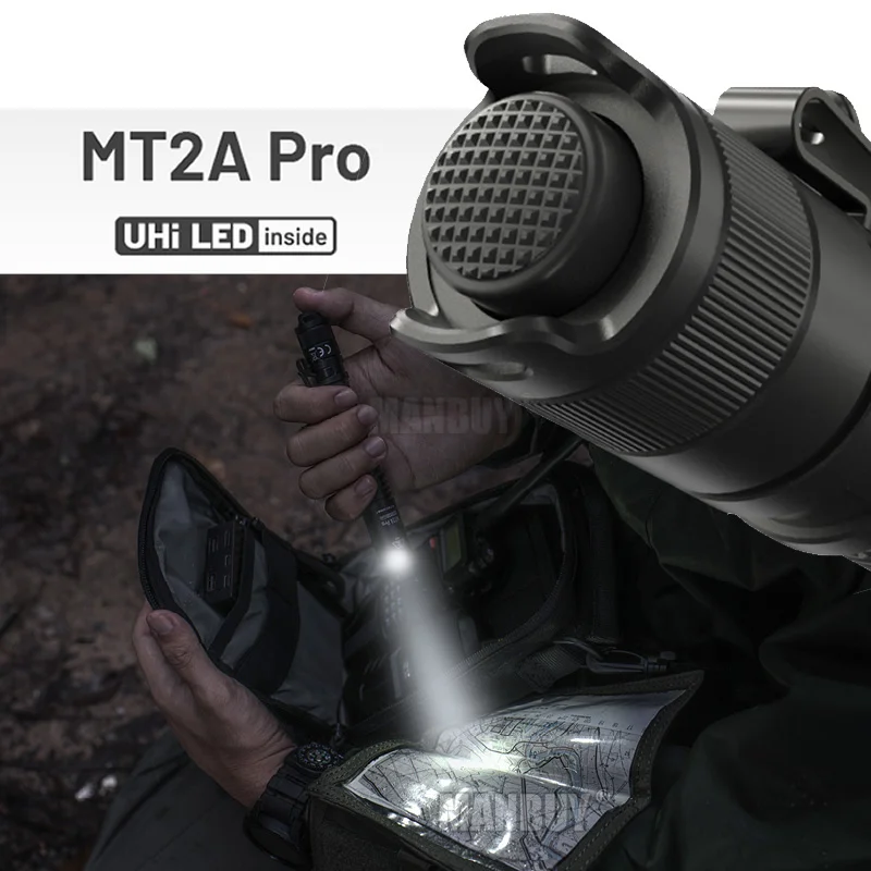 Wholesale NITECORE MT2A pro 1000 Lumens UHi LED Multi-Task Waterproof Flashlight Torches + NL1416R Type-C Rechargeable Battery