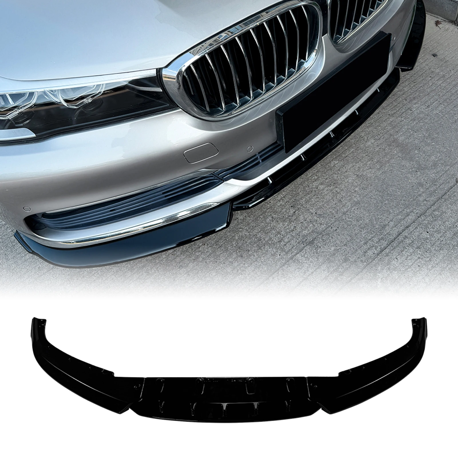 For BMW 7 Series G11 G12 2015-2018 Standard Version Front Bumper Spoiler Lip Splitter