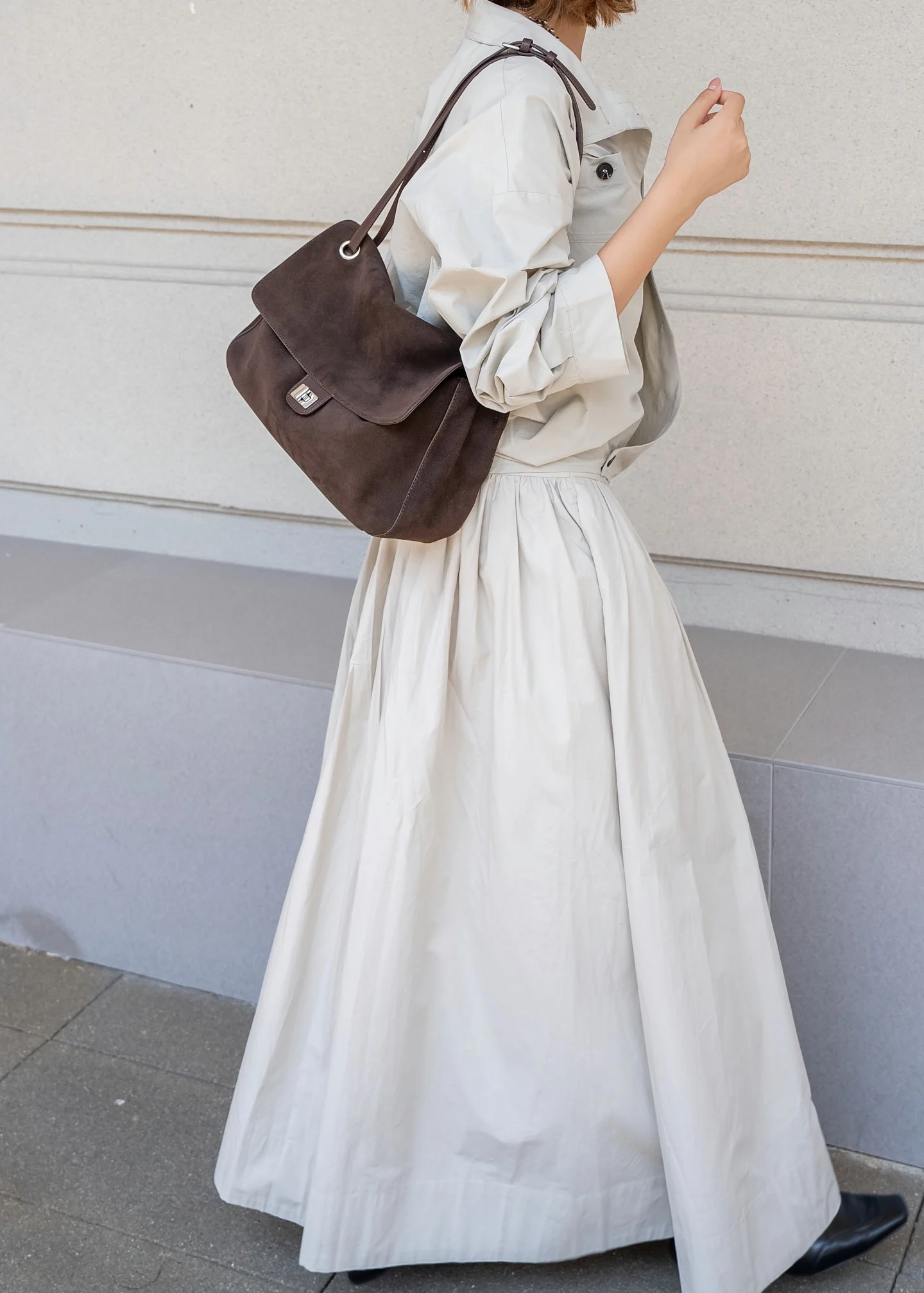 Frosted Cowhide Genuine Leather Large Capacity Shoulder Bag Women Luxury Crossbody Bag Handbag Vintage Winter Style