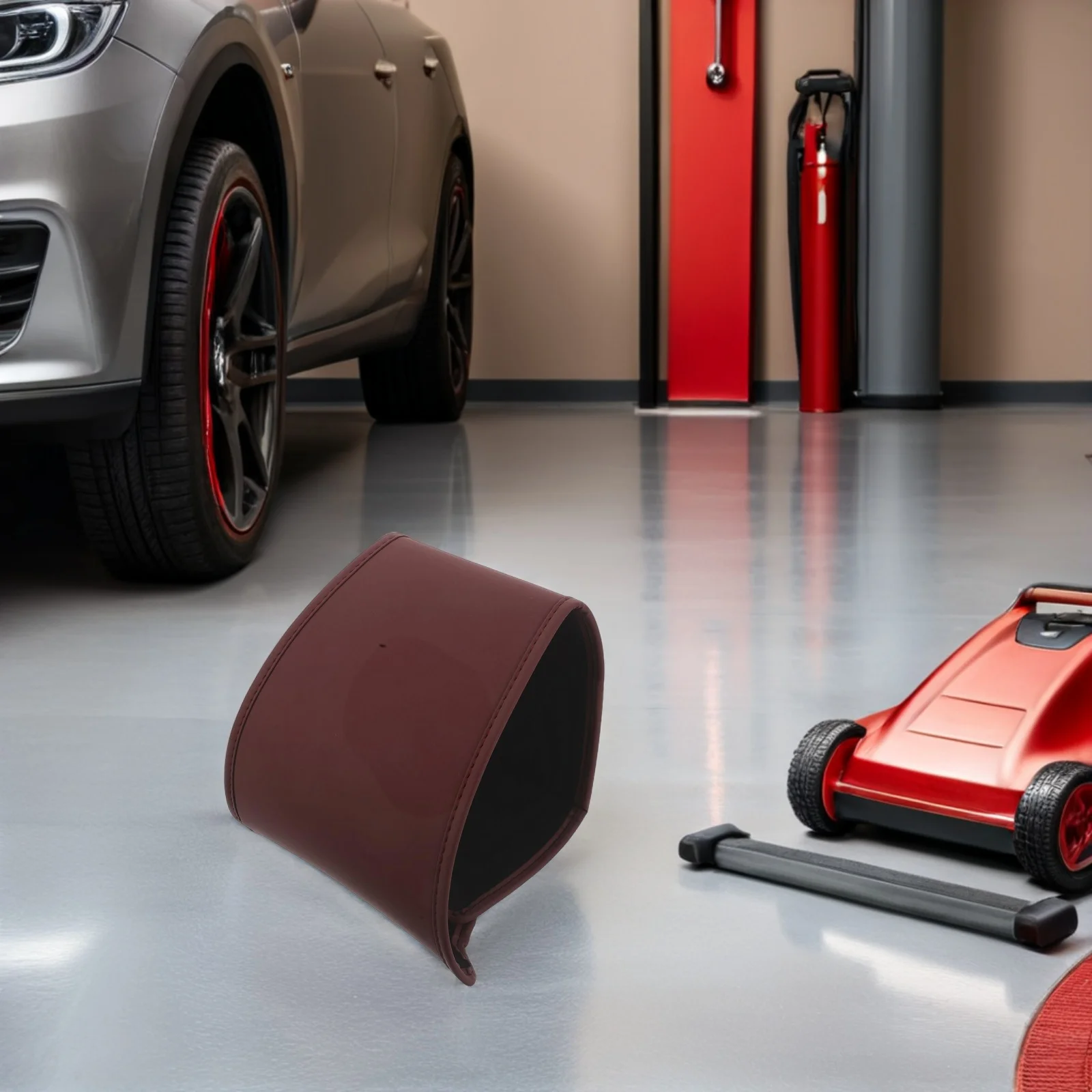 

Car Headrest Cover 25.8X8.6 Inches Red Breathable Dustproof Seat Protector For Suv Trucks Rv Universal Auto Interior