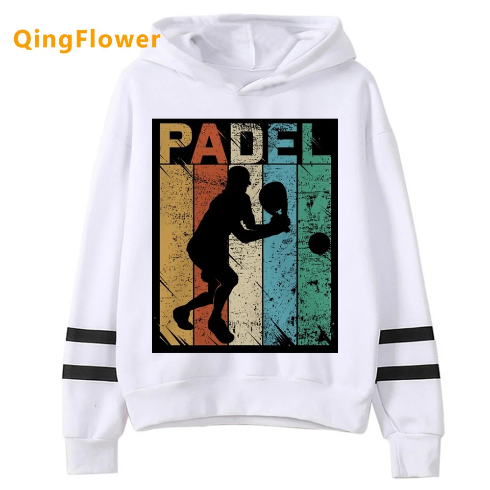 

Padel hoodies women japanese harajuku streetwear anime clothing Hood female 90s Hood