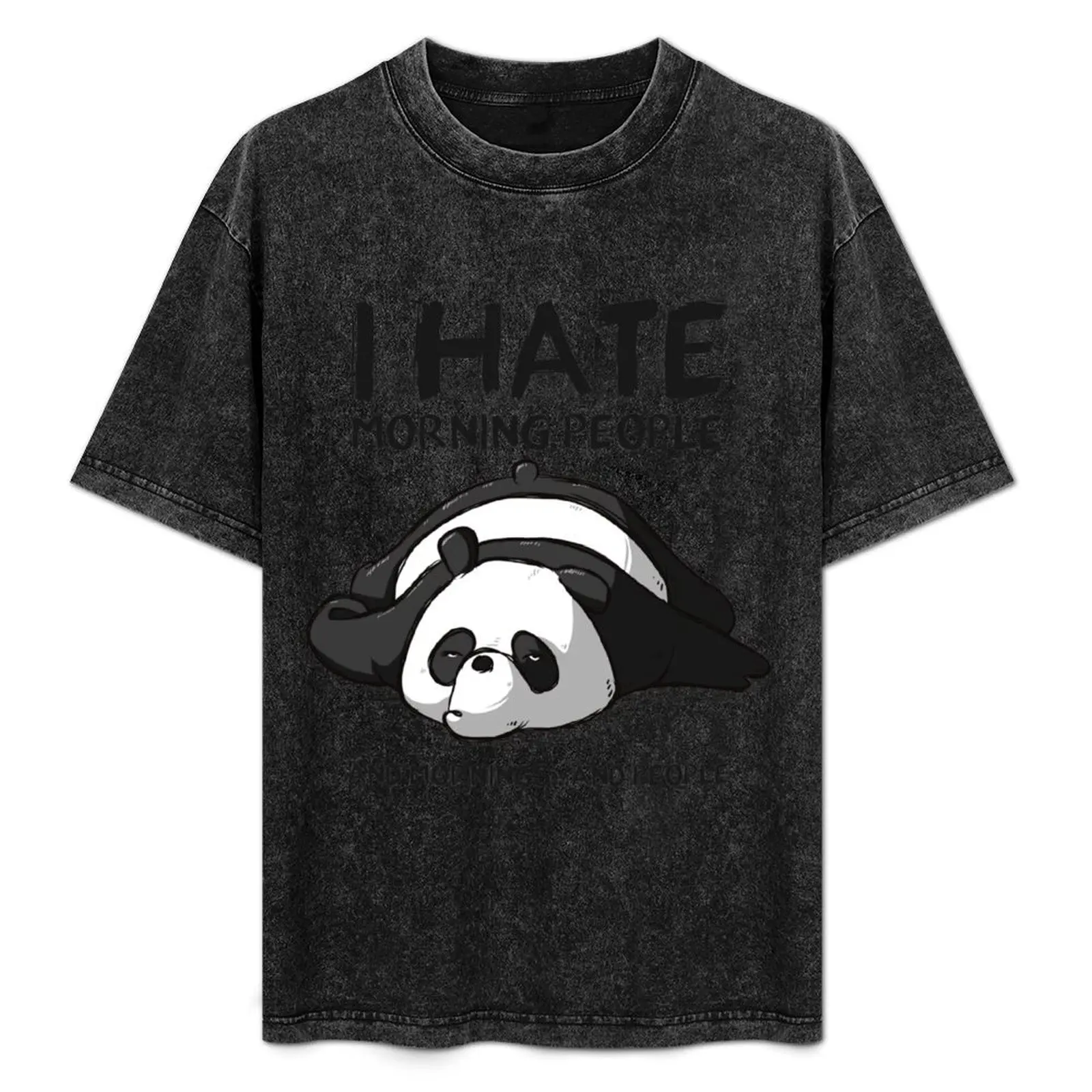 

I hate morning people T-Shirt Daily Wear Print T-Shirt