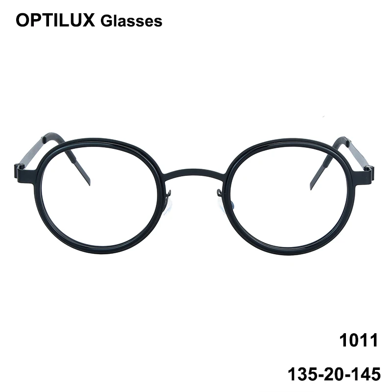 

Denmark Brand Glasses Round-framed Spectacle Frame Retro New Style Ultra-light Pure Titanium Eyeglass Frames Man's Women Fashion