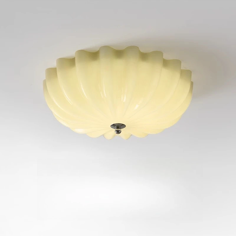 Middle Bauhaus Bedroom Ceiling Light Nordic Restaurant Study Balcony French Cream Wind Children's Room Lighting Fixture
