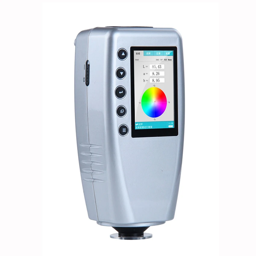 Portátil Colorímetro Cor Analisador Digital Preciso Laboratório Cor Tester Cor Diferença de Cor Medidor Tft Display a Cores Wr10 Series mm