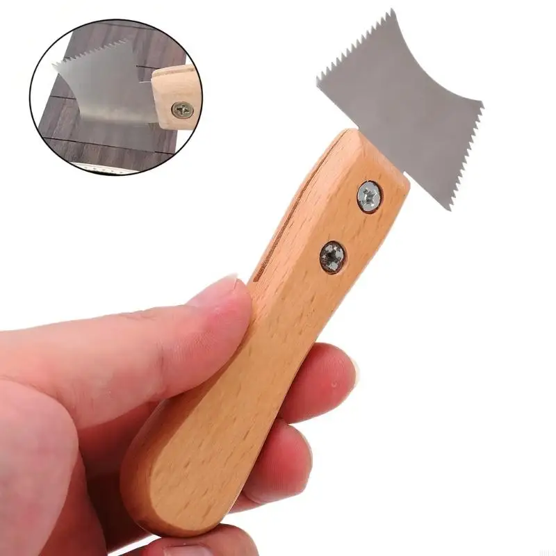 Gitaar fret slot bestand gitaar frets schraper houten chip reinigingsgereedschap doorgaan met 69hd