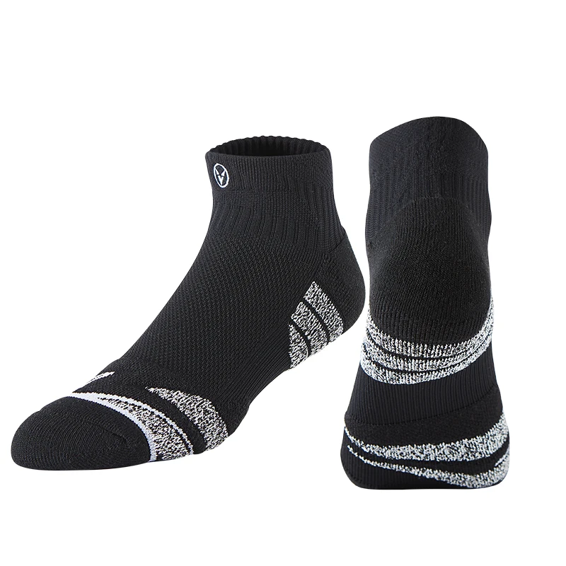 2024 Mid-calf Running Socks for Men Women Ankle Support Shock Absorption Socks Pilates Wear Football Basketball Socks Unisex