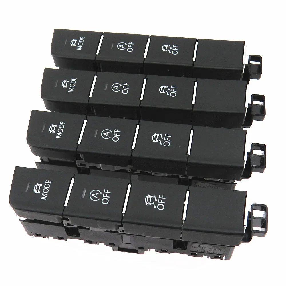 SCJYRXS 4Pcs Driving Model Switch ESP Multi Mode Control Button 3GD927137A For VW Passat B8 3GD 927 137A