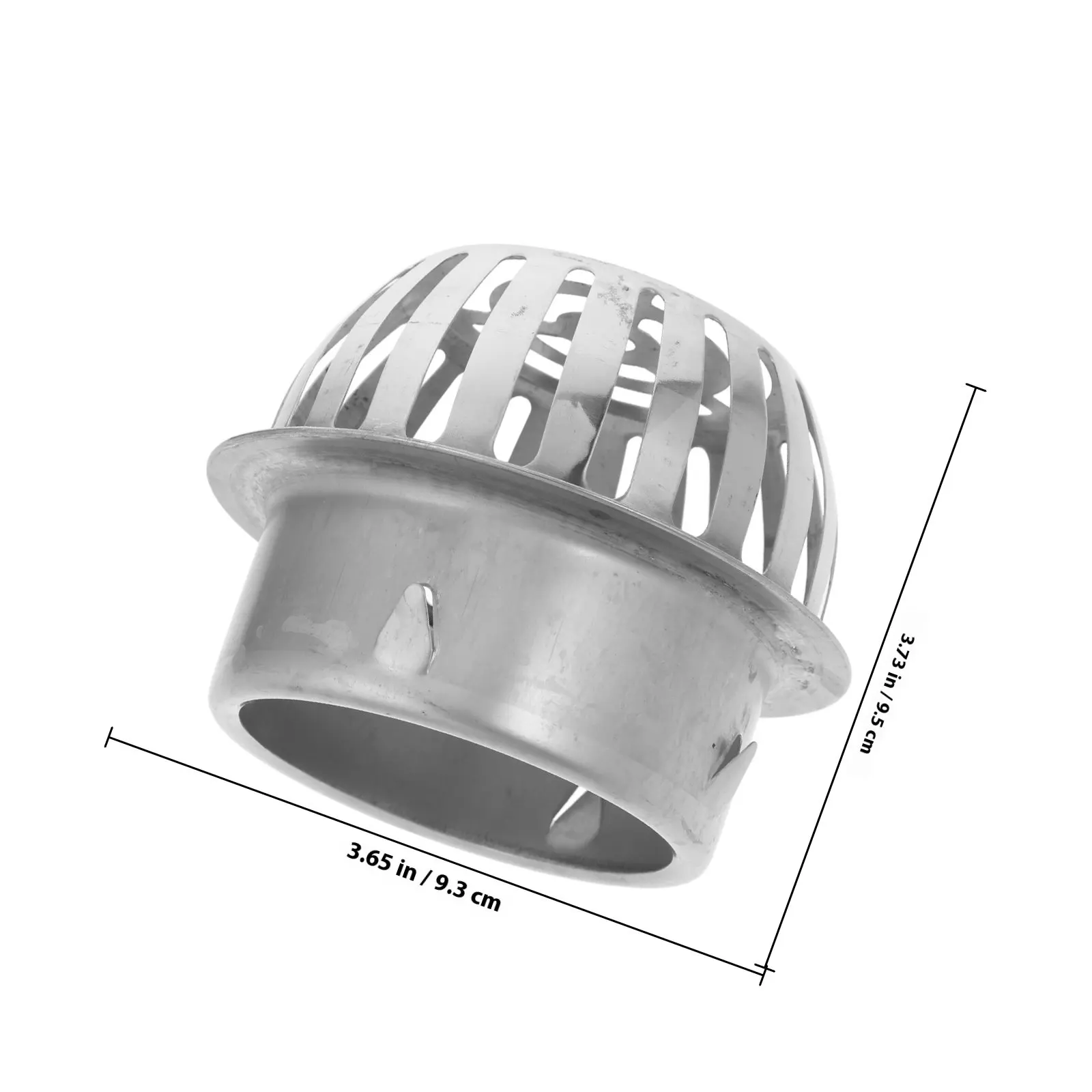 Outdoor Stainless Steel Balcony Floor Drain Round Anti-Clog Drain Covers Roof Gutter Strainer Round Grate Covers