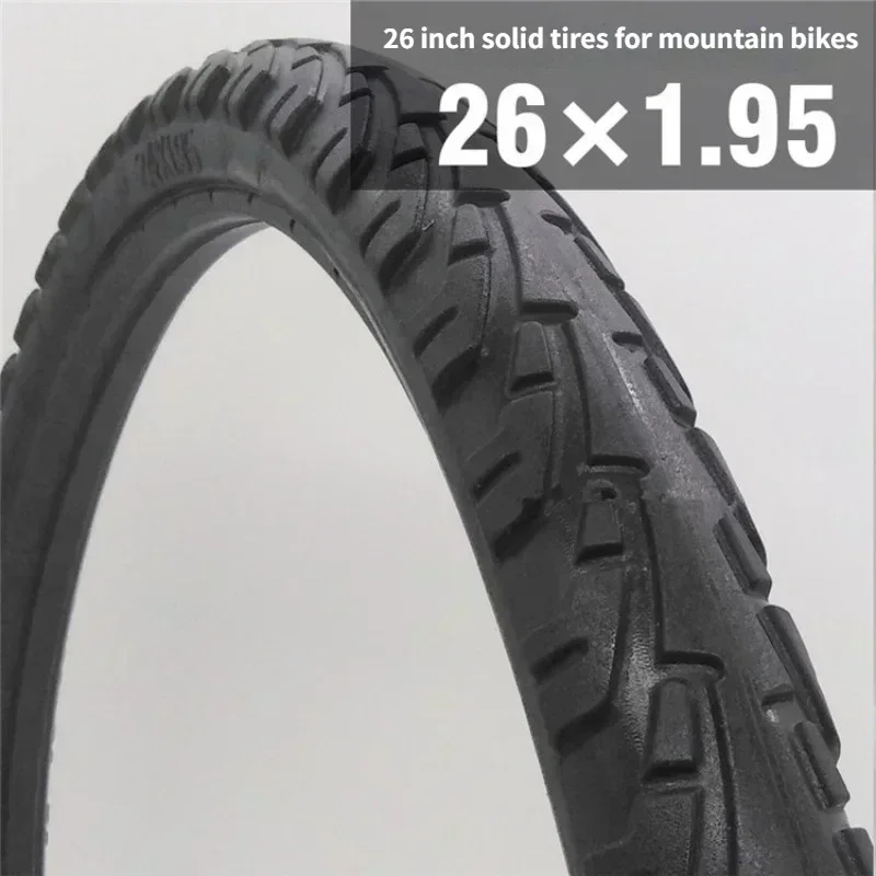 1PCS BICYCLE SOLID TIRE 20/24/26 inch x1.50/1.95/1 3/8 Bicycle solid tire 26 inch MTB tire Anti Stab Riding for road bike tire