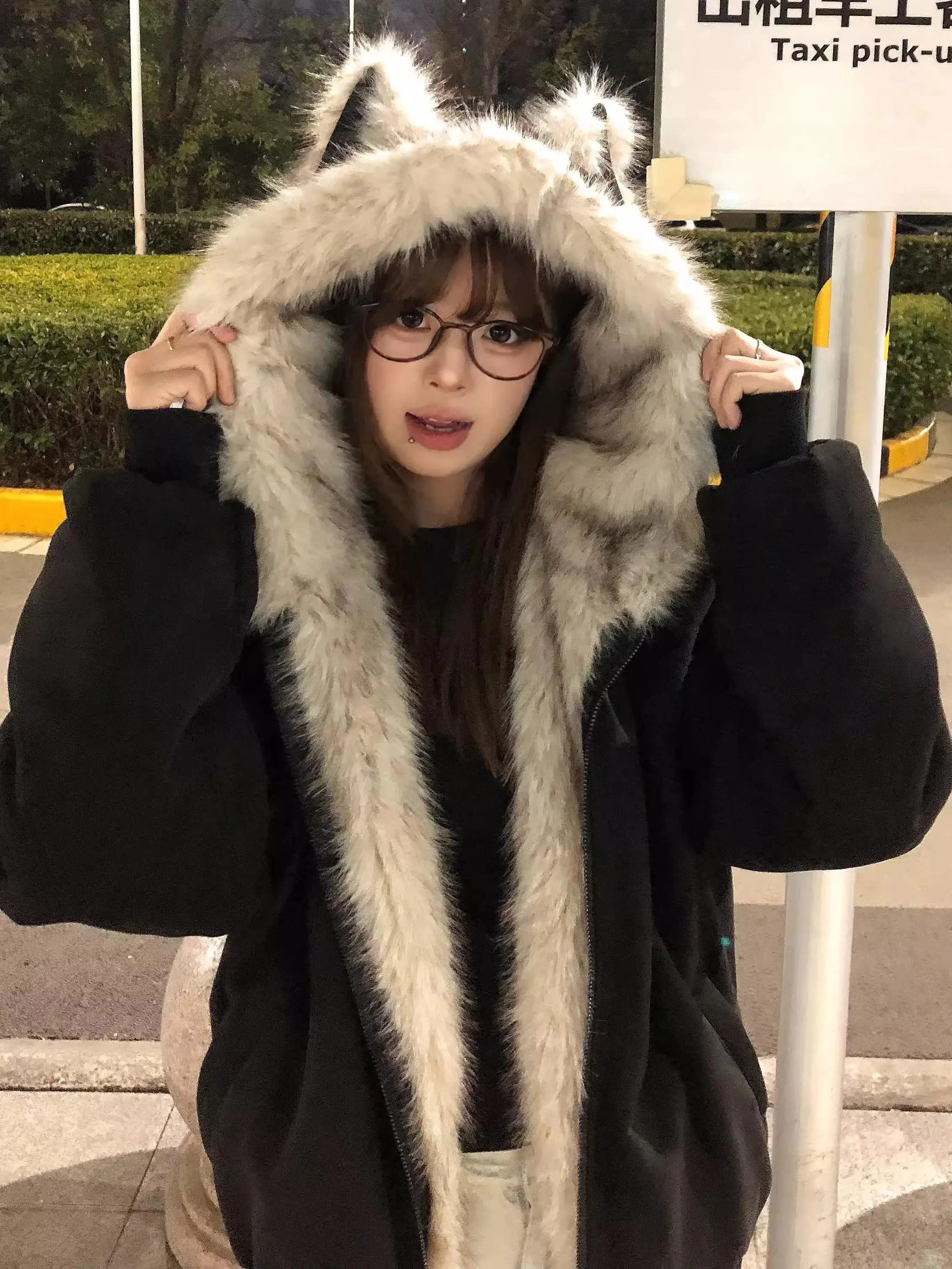 

Мужская хлопковая куртка-худи Thiened Fce, осенне-зимняя, новая, повседневная, для подростков