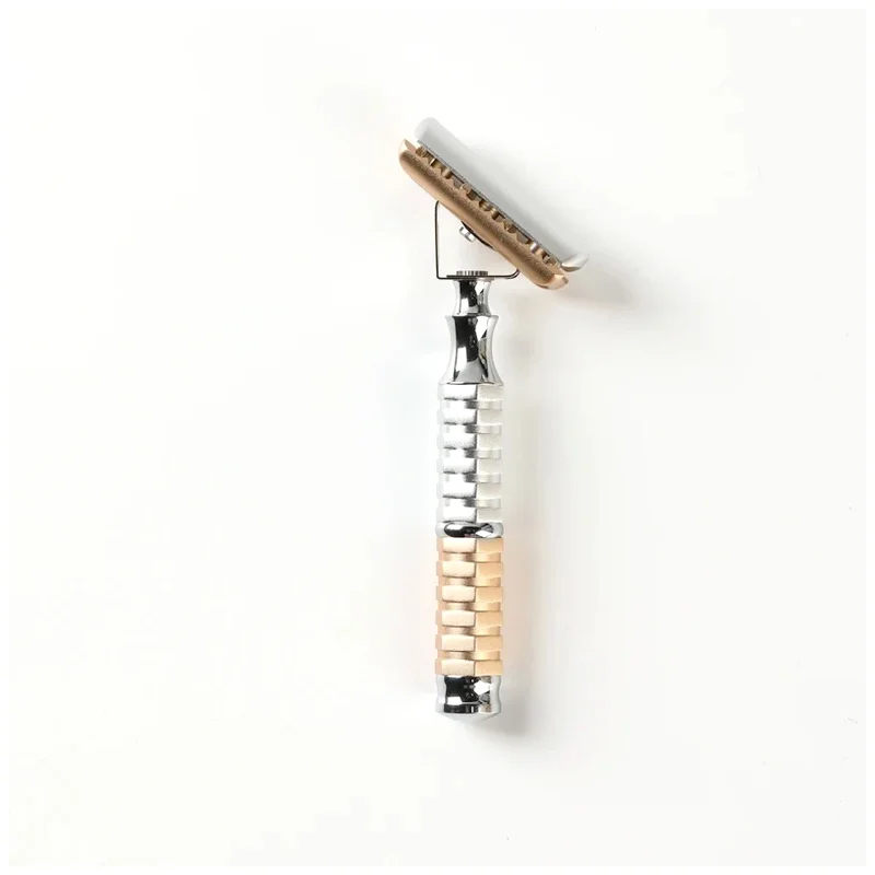 Yaqi Double-edge Tilt Razor Head Inclined 45 Degrees to Handle 2026 New Arrival Blind Box Shaving Accessories