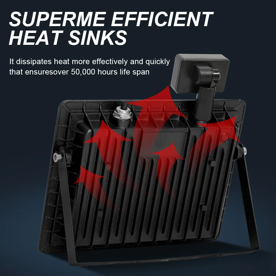 10W-100W LED Floodlight Remote Control PIR Motion Sensor IP66 220V Exterior Projector Spotlight Outdoor Lighting Led Flood Light