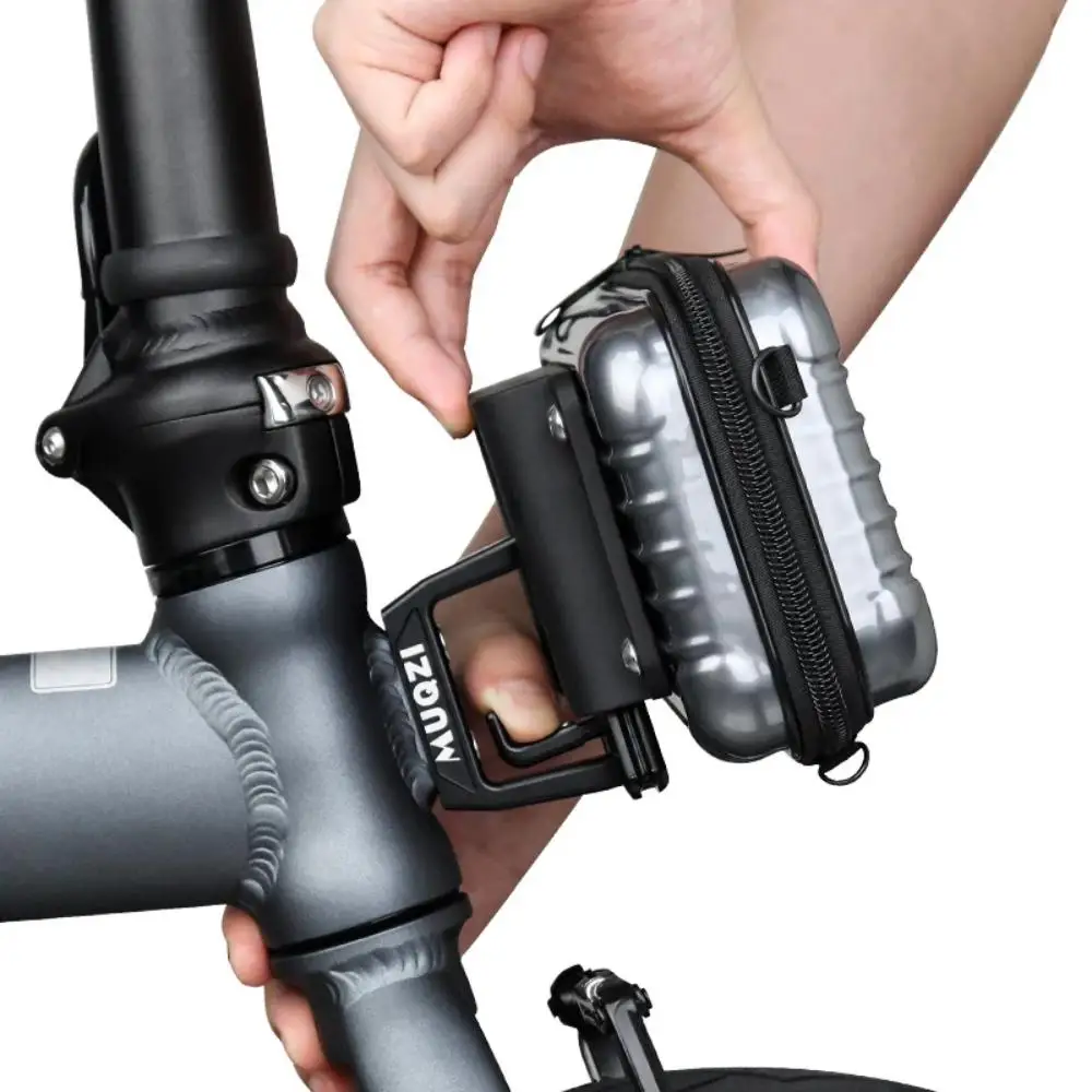 DOMEN Fahrrad-Fronttaschenhalterungsadapter für Brompton Faltrad, Schweinsnase-Tasche, Fronttaschenhalterung, Fahrradzubehör – Detail 3
