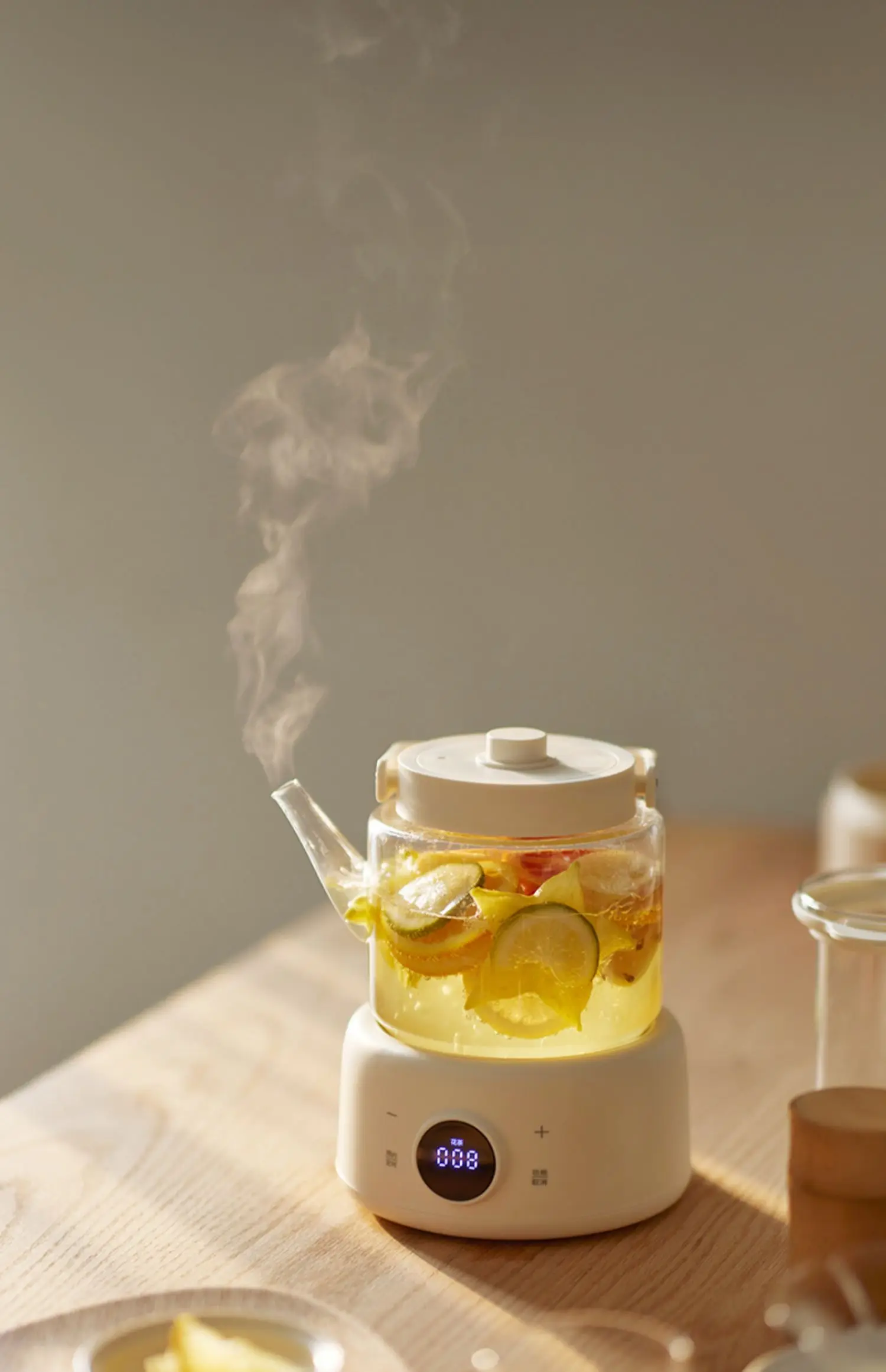 220V olayks Glass Electric Kettle Pure Glass Home Office Small Tea Boiler Water Heater