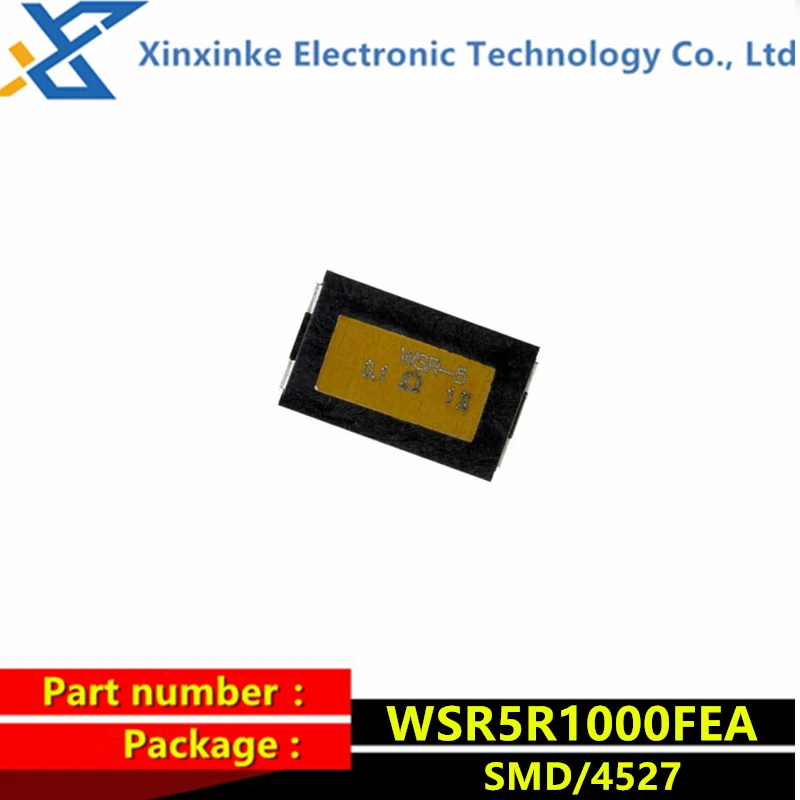 

WSR5R1000FEA WSR-5 0.1R 1% 5W 4527 100mOhms чувствительный резистор тока-SMD 0,1 Ом прецизионный Силовой Резистор из сплава