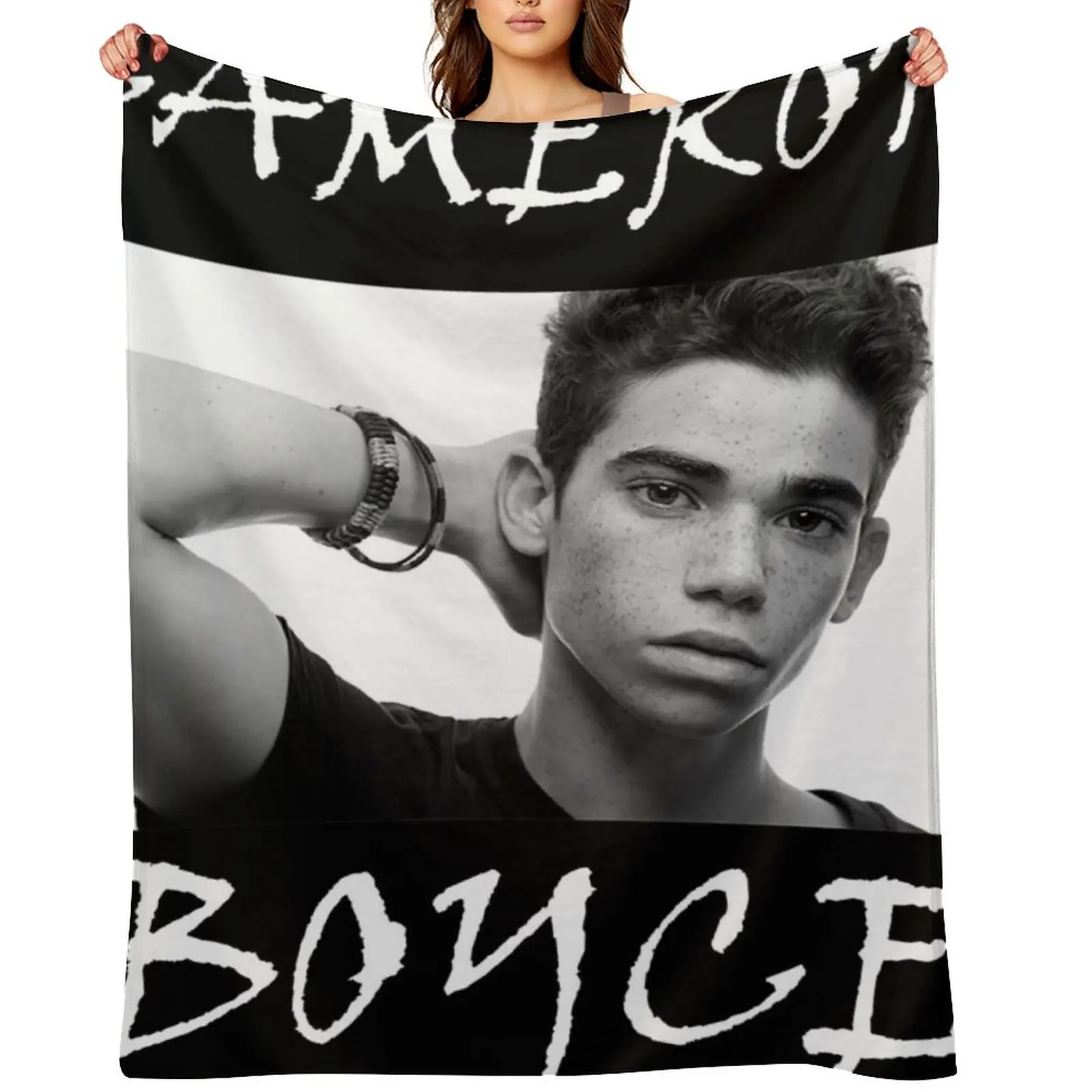 

Cameron Boyce Fan Throw Blanket manga Blankets For Baby Plaid Hairys Blankets