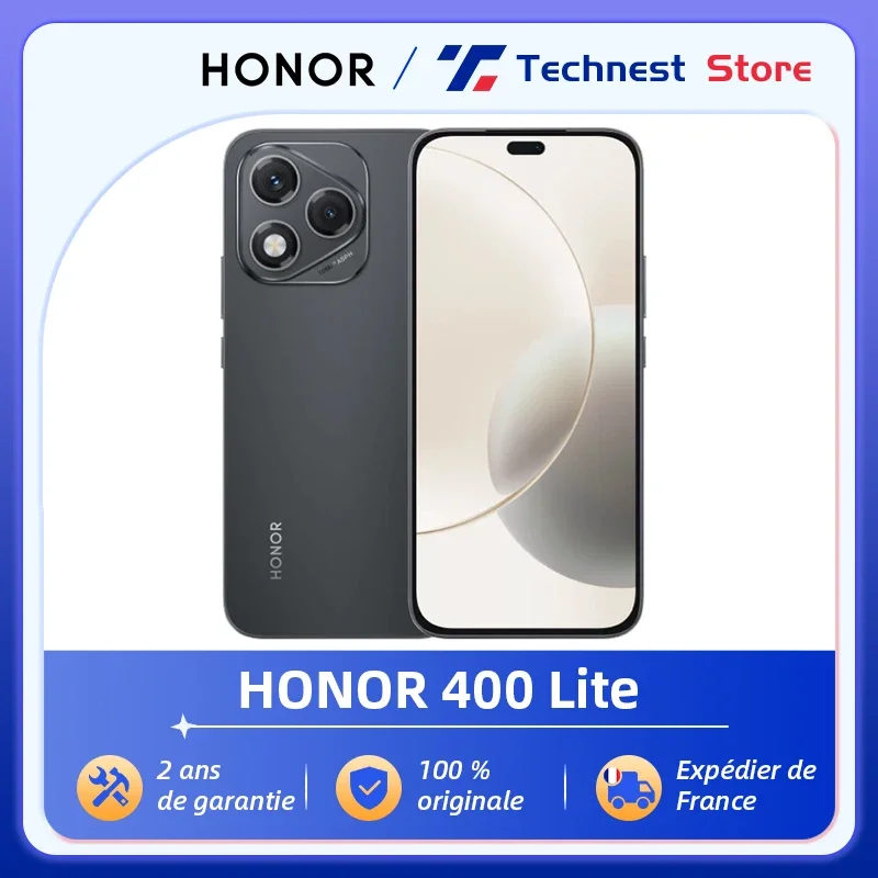 Versión EU HONOR 400 Lite 5G Smartphone MediaTek Dimensity 7025-Ultra Cámara Principal de 108MP Batería de 5230 mAh