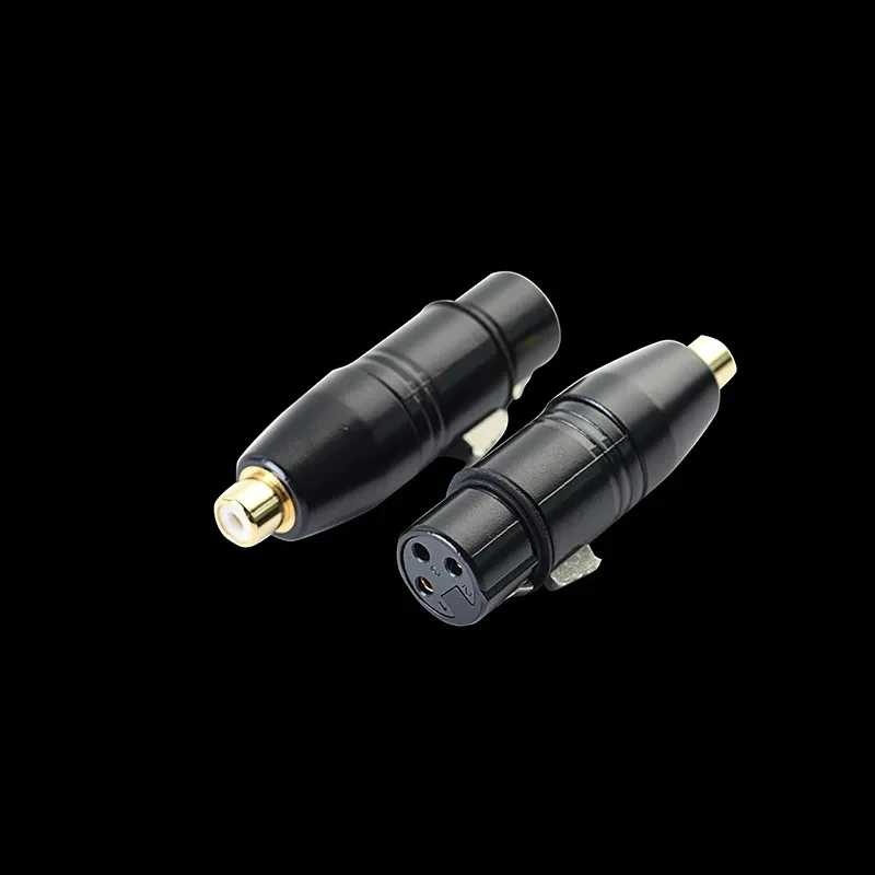 Adapter Audio XLR 3Pin męski na RCA żeński Adapter Audio konwerter złącza HIFI obsługiwane dla głośnik mikrofonu