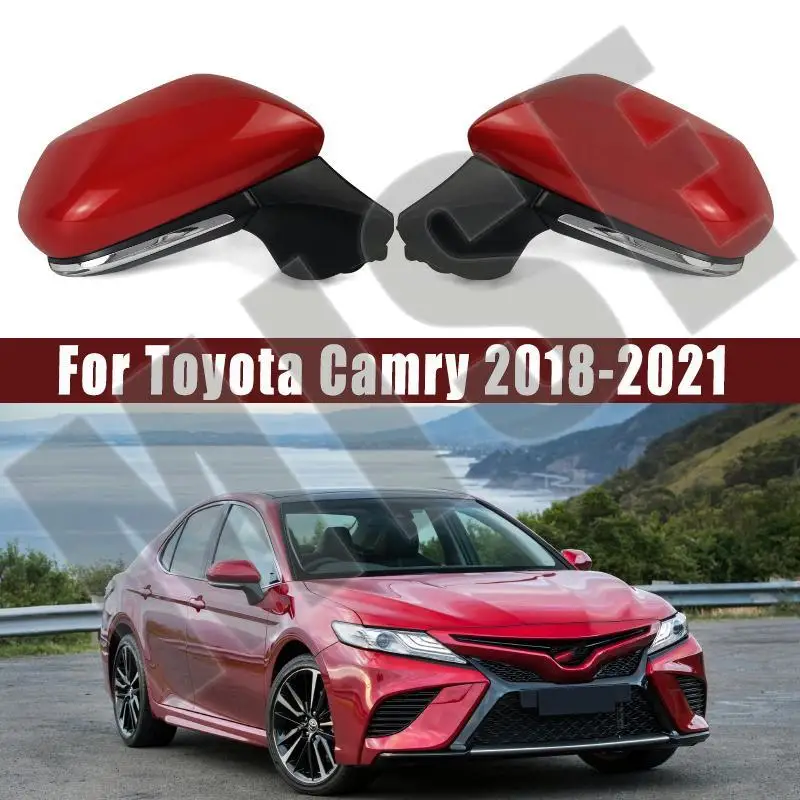 

Car Accessories For Toyota Camry 2018 2019 2020 2021 Auto Outside Door Rearview Mirror Assemblys Left/Right