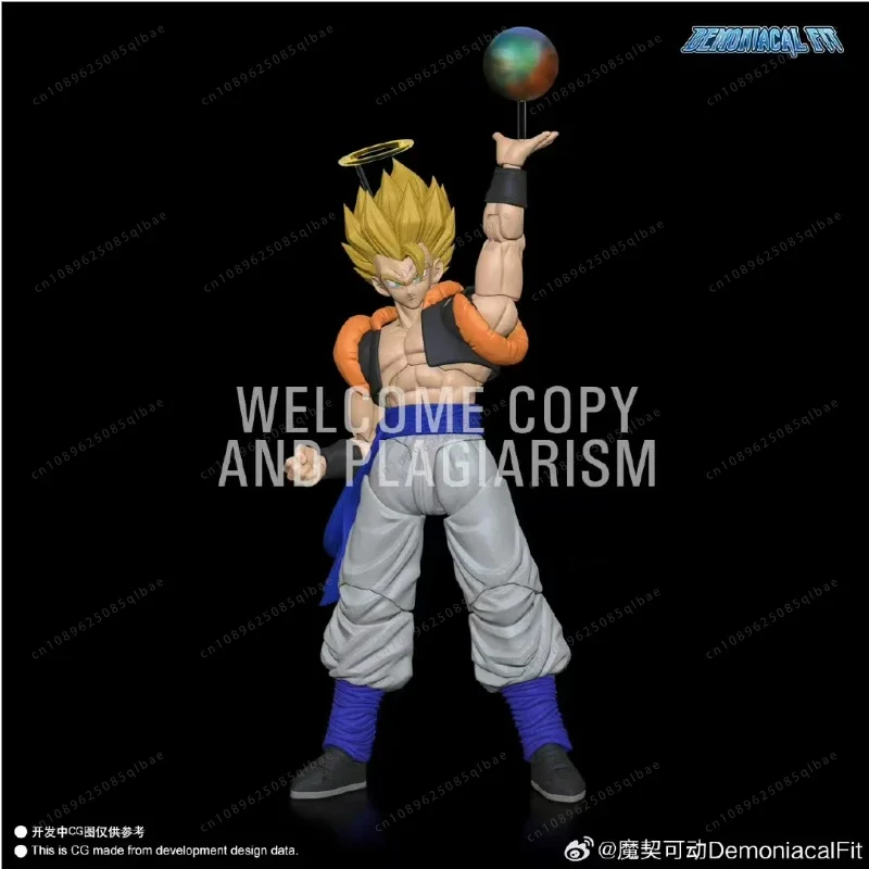 Demoniacal صالح DF لعبة دراغون بول Z SHF سوبر سايان SSJ Gogeta Son Goku فيغيتا أنيمي عمل نموذج لجسم الهدايا اللعب