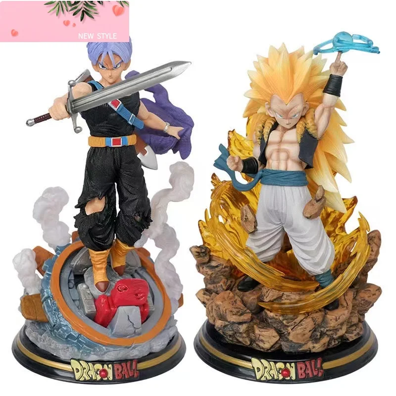 

Dragon Ball Z Son Goku SSJ3 Figure Future Trunks Figurine 26CM Pvc Action Figures GK Statue Collection Model Toys