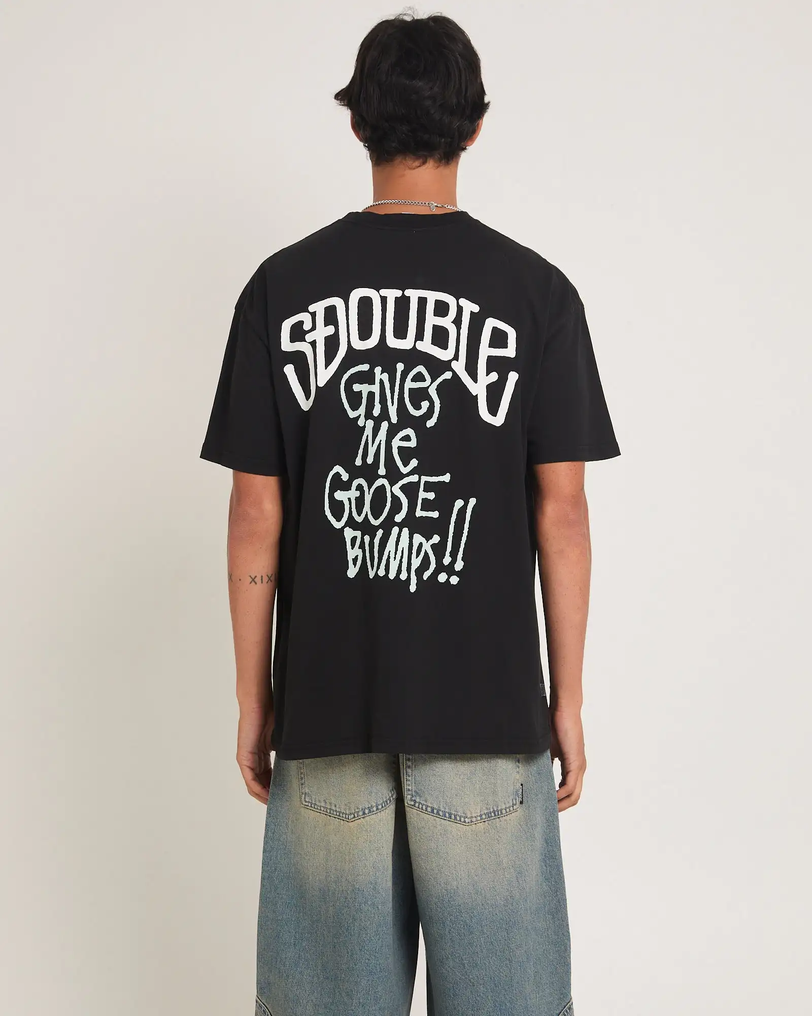 Goosebumps Short Sleeve High-quality Luxury T-shirt with Printed Pure Cotton Are Suitable for Both Men and Women To Wear Daily