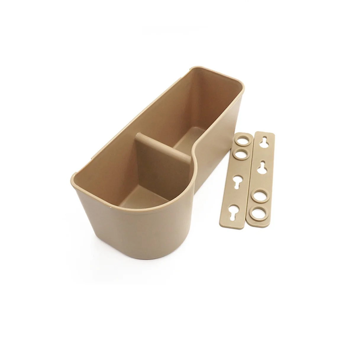 

Universal Car Seat Back Organizer Black Adjustable Cup Holder Multifunctional Storage for Snacks and Phone Easy Install